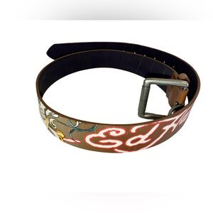 ED HARDY LEATHER BELT